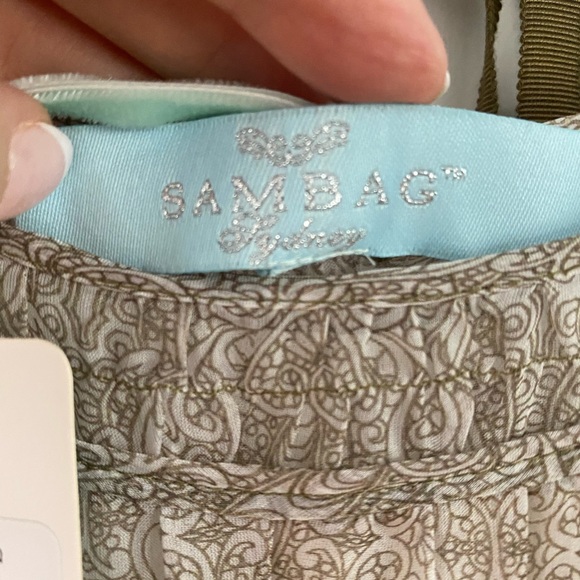 **SOLD*** 100% Silk Sambag Maxi Dress Size L BNWT RRP$550 - Picture 4 of 5